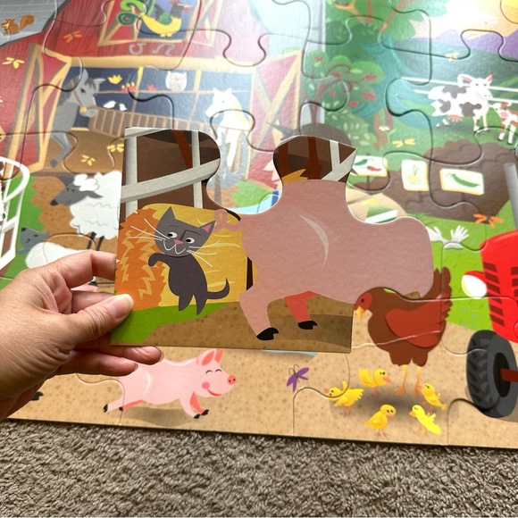 Ravensburger 24 pc Super Sized Farm Mania Floor Puzzle - 3x2 Feet - Kids Toys - Picture 7 of 14